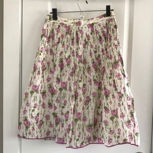 Vintage J Crew floral skirt